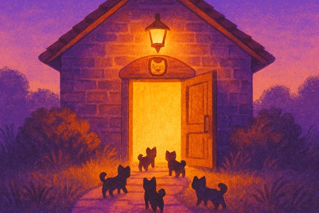Strays welcome, always. — an FDRE poster